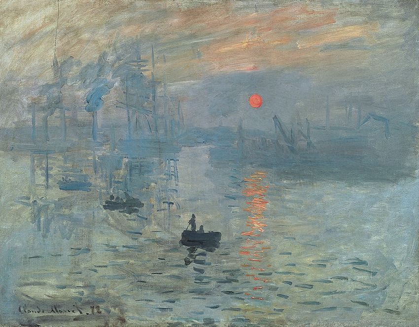 Claude Monet, Εντύπωση, Ανατολή ηλίου (1872)