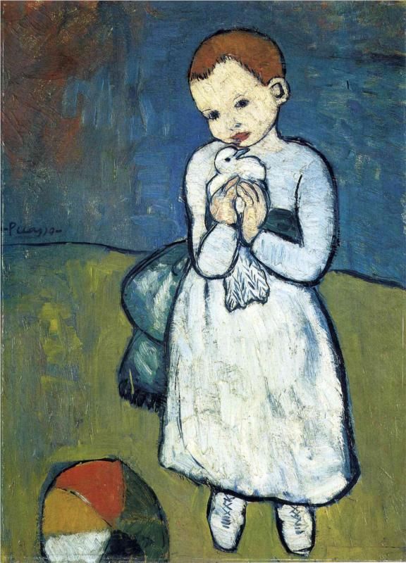 Pablo Picasso, Το παιδί με το περιστέρι (1901)