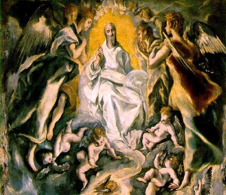 El Greco, η βάπτιση του Χριστού(1597-1600)