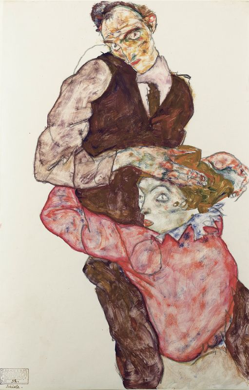 Egon Schiele, Οι Εραστές (1914-1915)