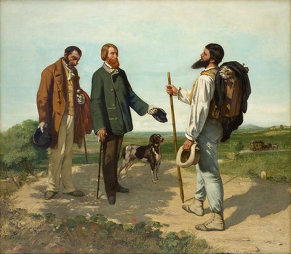 «Η Συνάντηση» ή «Καλημέρα Κύριε Courbet» του Gustave Courbet