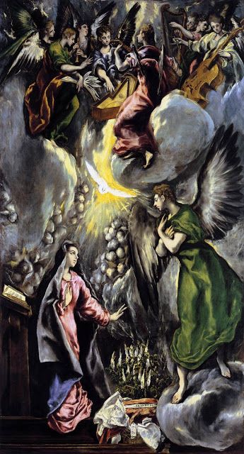 Ελ Γκρέκο, Ο Ευαγγελισμός (1596-1600) Μουσείο Πράδο Μαδριτη