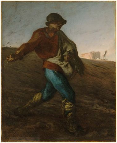 Jean-François Millet (Ζαν Φρανσουά Μιγέ) Ο σπορέας  (1850)