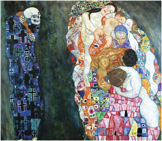 Gustav Klimt – Θάνατος και ζωή (Tod und Leben) (1910-1915)